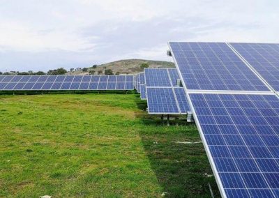 Solar Panels on the green